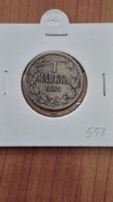 1 markka 1865, Suomi