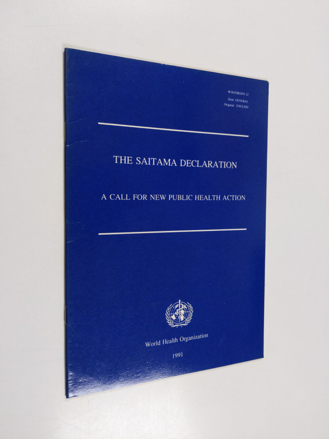 The Saitama declaration : A call for new public health ac...