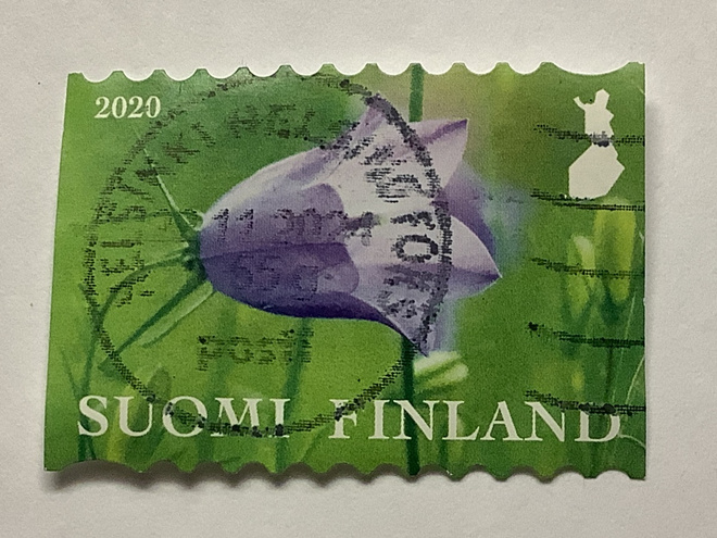 2669/ 2020 Luonnonkukkia o leimattu loisto