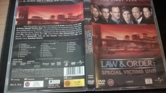 Law & Order : Special Victims Unit - The First Year (6dvd)