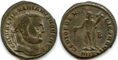 ANCIENT / ROME (II): EMPIRE / Galerius, Æ-Follis AD 299-300