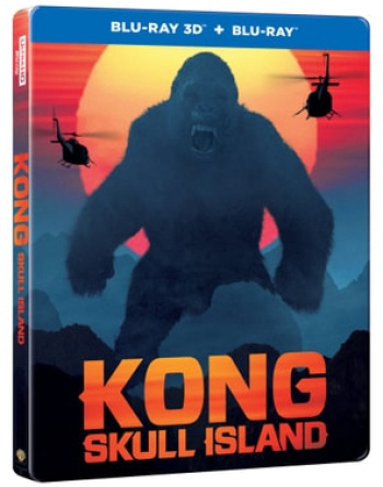 Kong: Skull Island - Kong: Pääkallosaari 3D Steelbook (BLU-R
