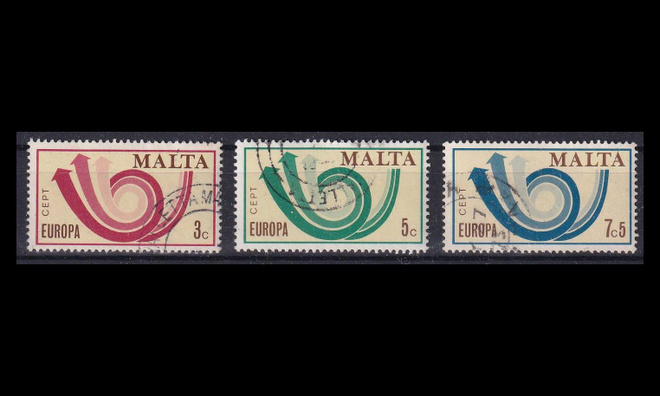 Malta 472-4 o Europa (1973)