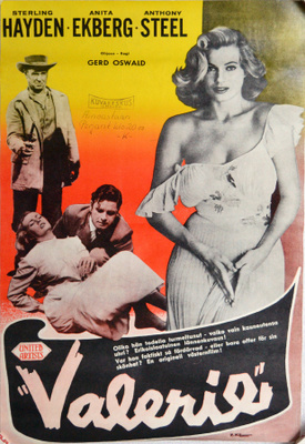 Elokuvajuliste: Valerie (Anita Ekberg)