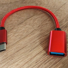 USB-C (uros) - USB 3 (naaras), OTG-sovitin kaapeli - pikkukuva 1