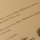Björn Wahlroos - Sateentekijät: eräänlaiset päiväkirjat - pikkukuva 2
