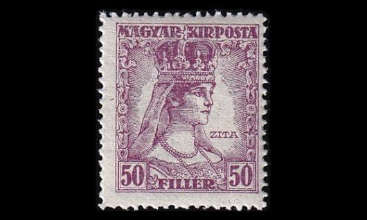 Unkari 218 * Kuningatar Zita 50 f (1918)