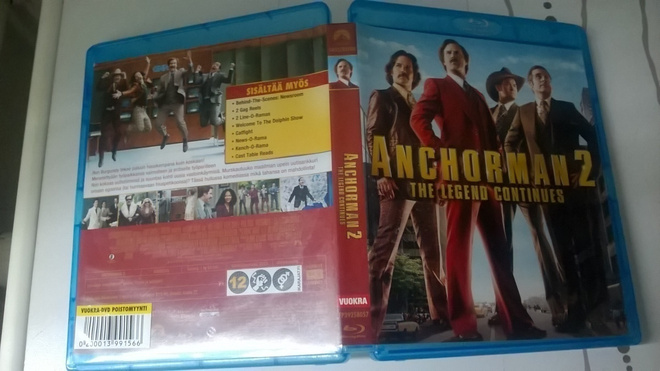 Anchorman 2 - The Legend Continues (blu-ray)