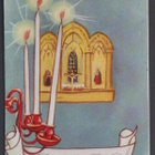 Pp-leima LIHJAMO / Keuruu joulukortilla 1954 - pikkukuva 3
