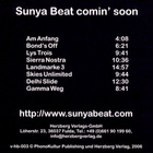 WALLENSTEIN/ SUNYA BEAT: 2 x cd - pikkukuva 4