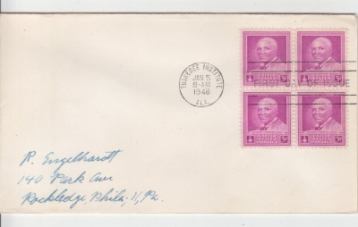 USA FDC 1948 nelilöllä