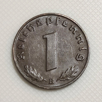 Saksa 1 Pfennig 1939B