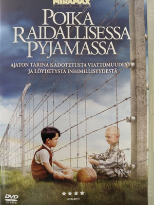 Poika raidallisessa pyjamassa DVD