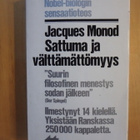 Jacques Monod; Sattuma ja välttämättömyys - pikkukuva 1