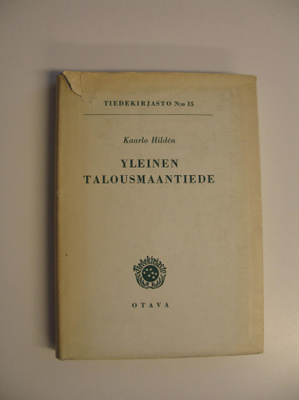 Kaarlo Hilden : Yleinen talousmaantiede