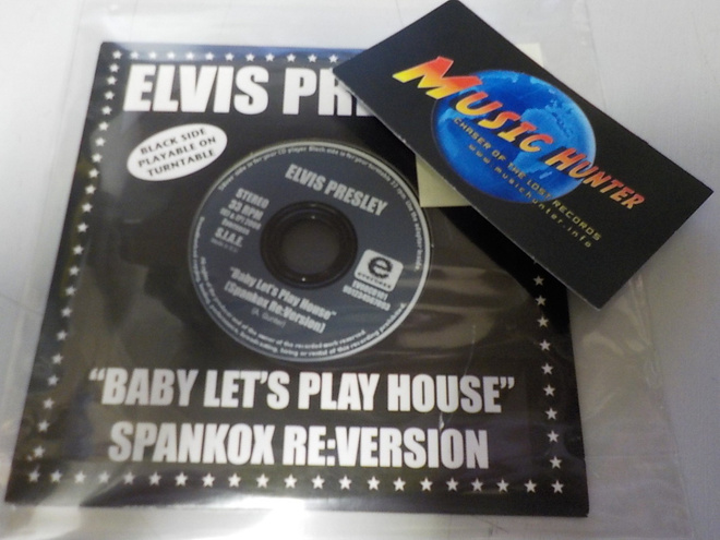 ELVIS PRESLEY - BABY... REMIX VINYL SINGLE + TOINEN PUOLI CD
