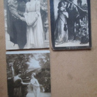 kolme vintage taidekorttia - 1900-luku alku - pikkukuva 1