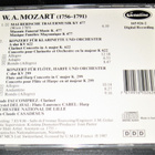 W. A. Mozart: Trauermusik / klarinettenkonzert cd - pikkukuva 2