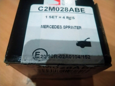 Mercedes-Benz Sprinter, VW Grafter Jarrupalat C2M028ABE