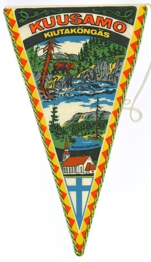Kuusamo Kiutaköngäs matkailuviiri