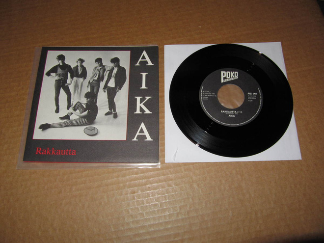 Aika 7" Rakkautta/Tämän Hetken Vain,PS v.1985