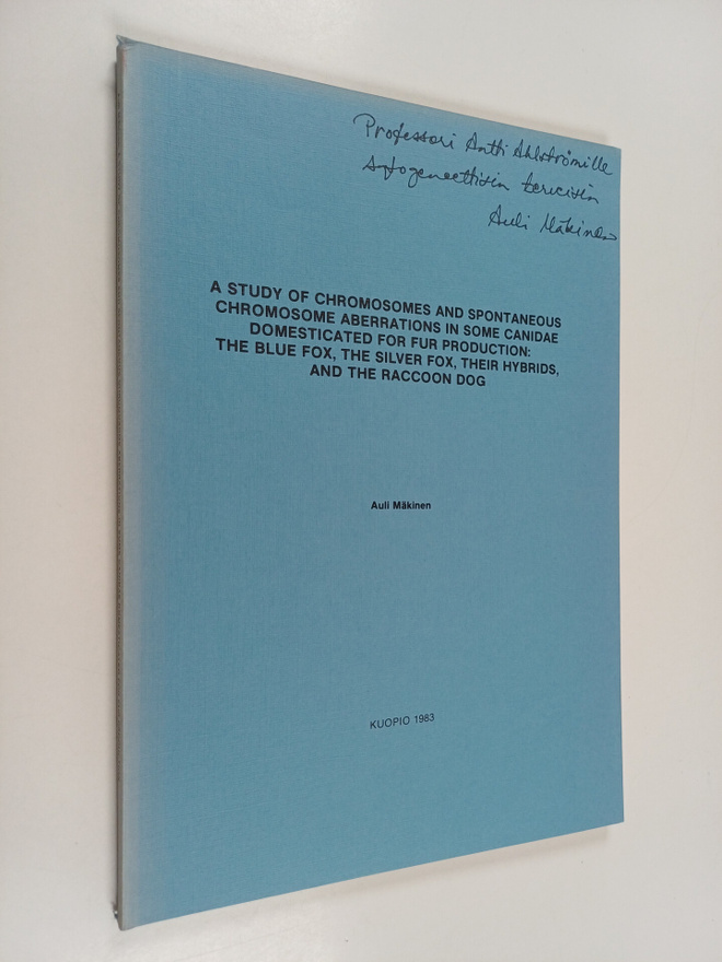 Auli Mäkinen : A study of chromosomes and spontaneous chr...