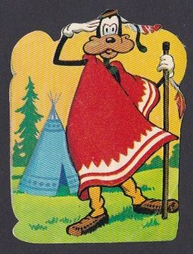 Vanha Disney Hessu Hopo Intiaanipäällikkö