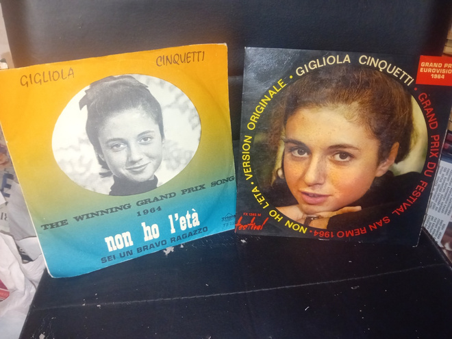 Gigliola Cinquetti  EP & 7" SINGLE  ( SIS POSTIKULU )