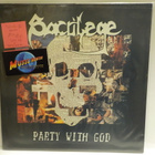 SACRILEGE - PARTY WITH GOD EX+/EX UK 1986 LP - pikkukuva 1