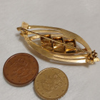 14k kullattu vintage stressi solki rintaneula - pikkukuva 3
