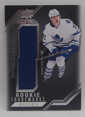 2016-17 UD Black Rookie trademark relics Kasperi Kapanen