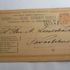 1883 Lahti pv ehiö Hämeenlinnaan ylim asemaleima "28" - pikkukuva 1