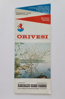 Orivesi – matkaesite 60/70-luvulta (julkaisija KOP)