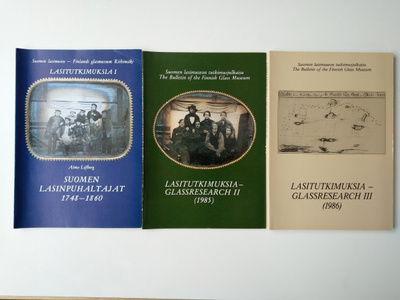 Lasitutkimuksia Glass Research 17 kpl / complete set