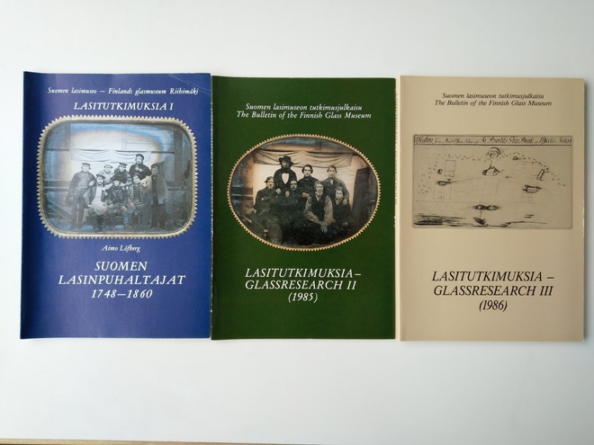 Lasitutkimuksia Glass Research 17 kpl / complete set
