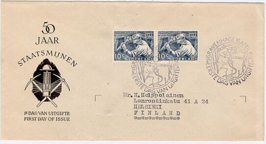 Hollanti Mi  587 FDC