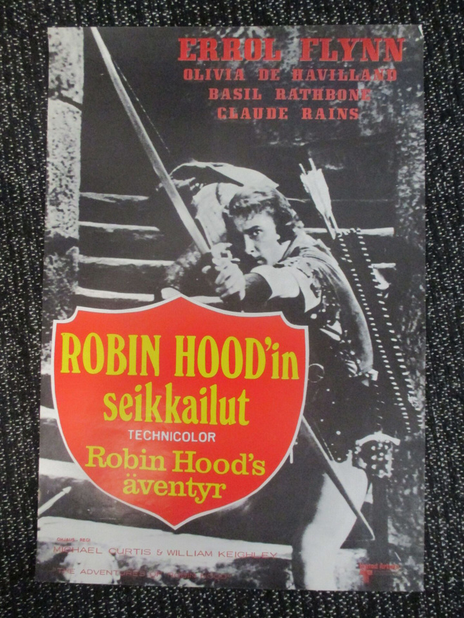 Robin Hoodin seikkailut (1938) elokuvajuliste - Errol Flynn