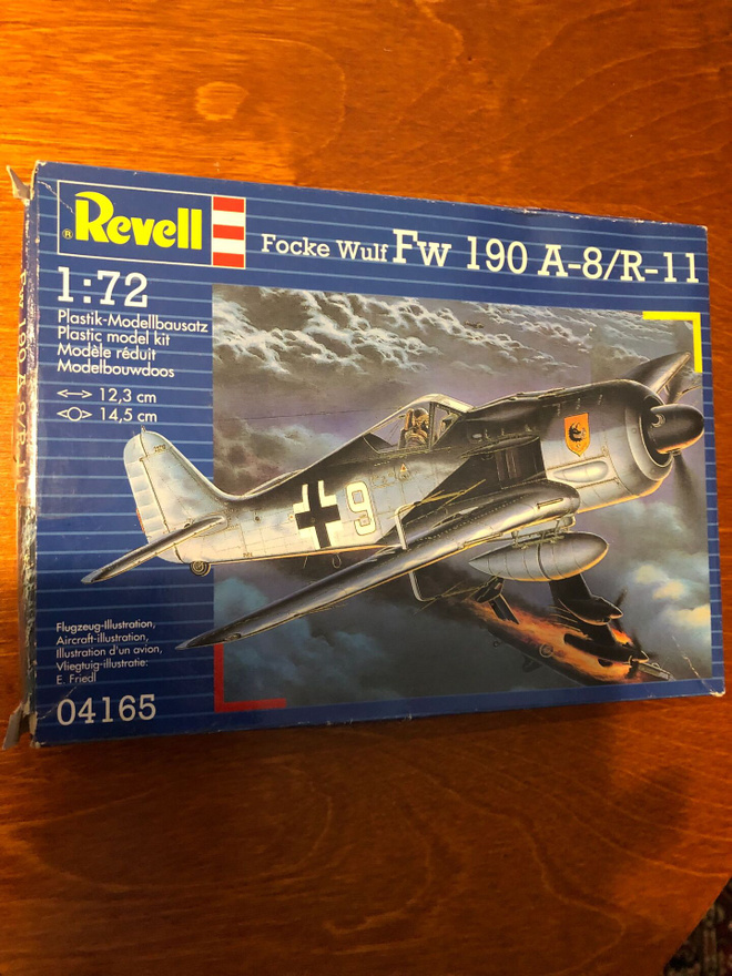 Revell Focke Wulf lentokone pienoismalli