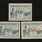 Itävalta Notgeld 10, 20, 50 Heller, Zell am See 1920 - pikkukuva 1