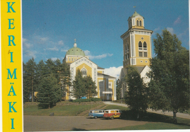 Postikortti, KERIMÄKI, Kirkko, Erikoisleima