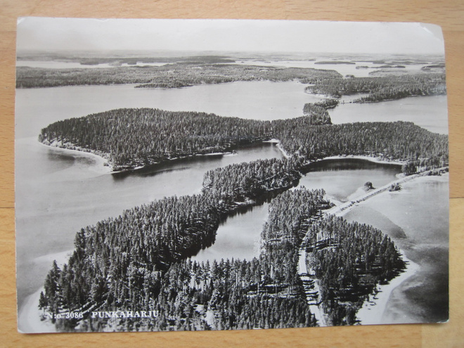 VANHA Postikortti Punkaharju 1950-luku