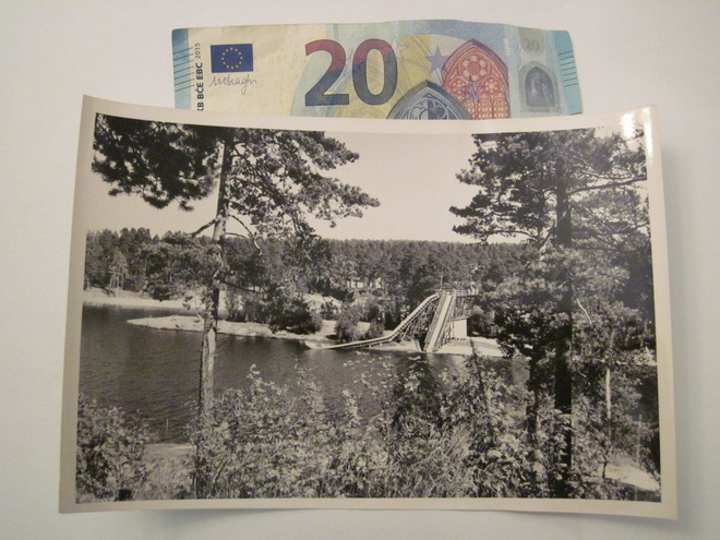 Postikortin Alkup. Valokuva Mikä Paikkakunta? 1950-l