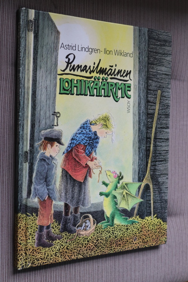 Astrid Lindgren - Ilon Wiklund : Punasilmäinen lohikäärme 1p