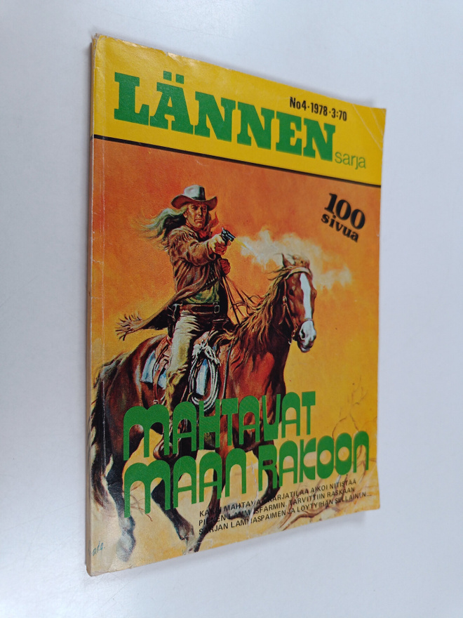 Kirk Hamilton : Lännensarja 4/1978 : Mahtavat maan rakoon