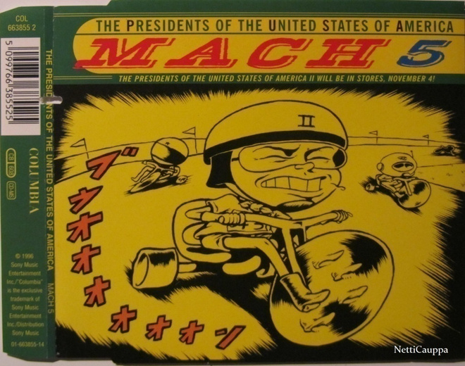 The Presidents Of The USA • Mach 5 CD Maxi-Single