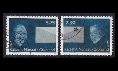 Grönlanti 504-5 o Europa kirje tarramerkit (2008)