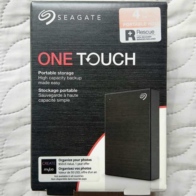 4TB Seagate ulkoinen kovalevy
