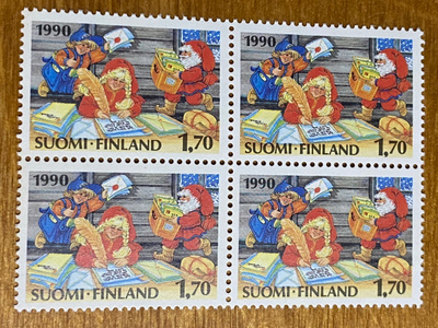 JOULU 1,70MK 1990 NELIÖ**