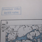 VANHA Armeijan Kartta Saimaa Paattisenselkä 1940 - pikkukuva 2