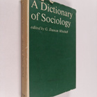 G. Duncan Mitchell : A Dictionary of Sociology - pikkukuva 1